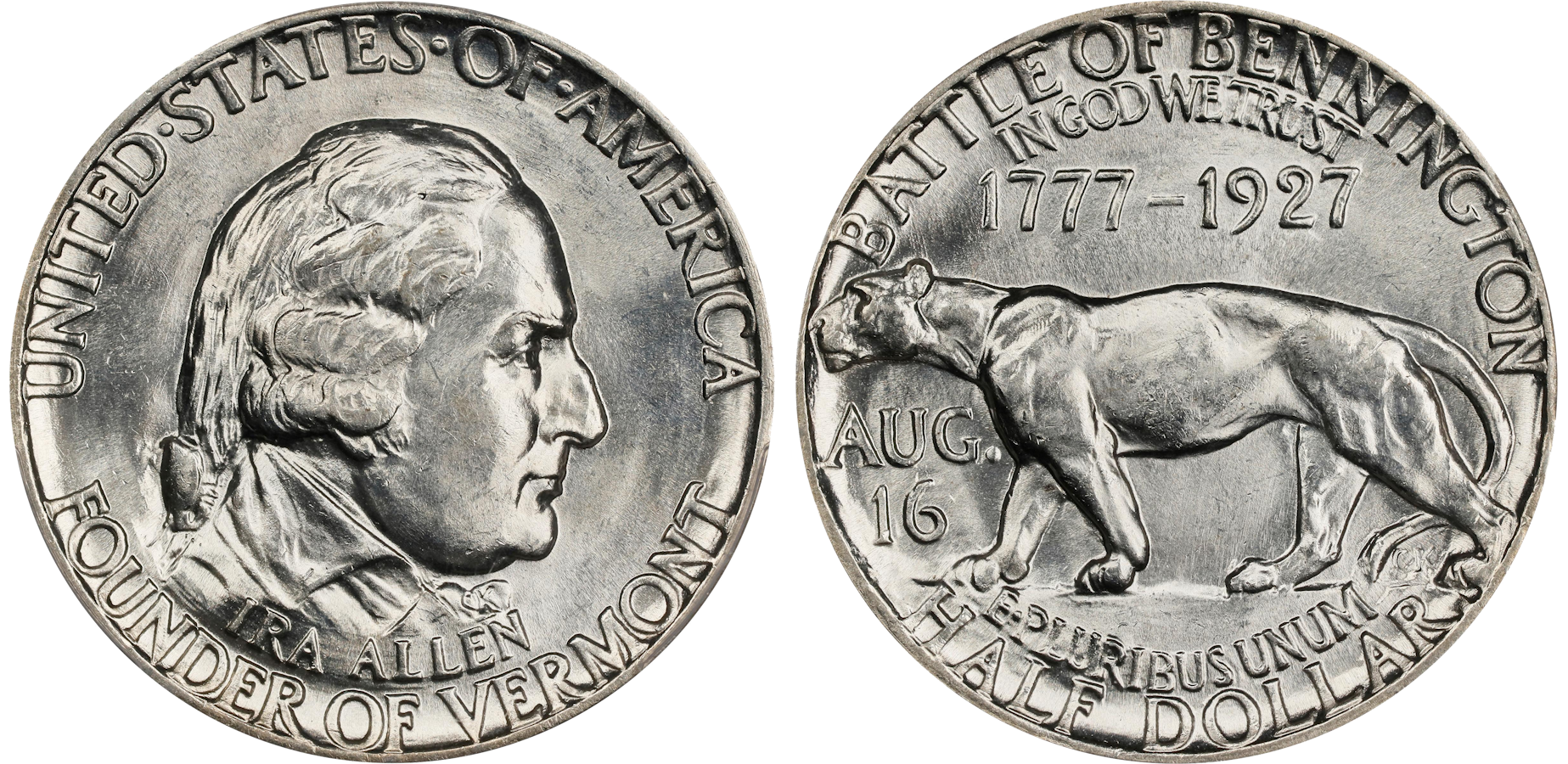 A collection of rare coins from Vermont